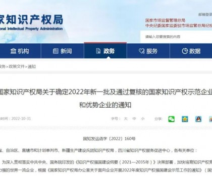 國家級認可！浪鯨衛(wèi)浴順利通過“國家知識產(chǎn)權(quán)優(yōu)勢企業(yè)”復核