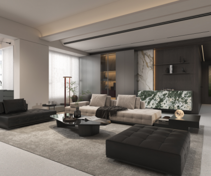 以奢石高定演繹高級又撩人的現(xiàn)代簡約